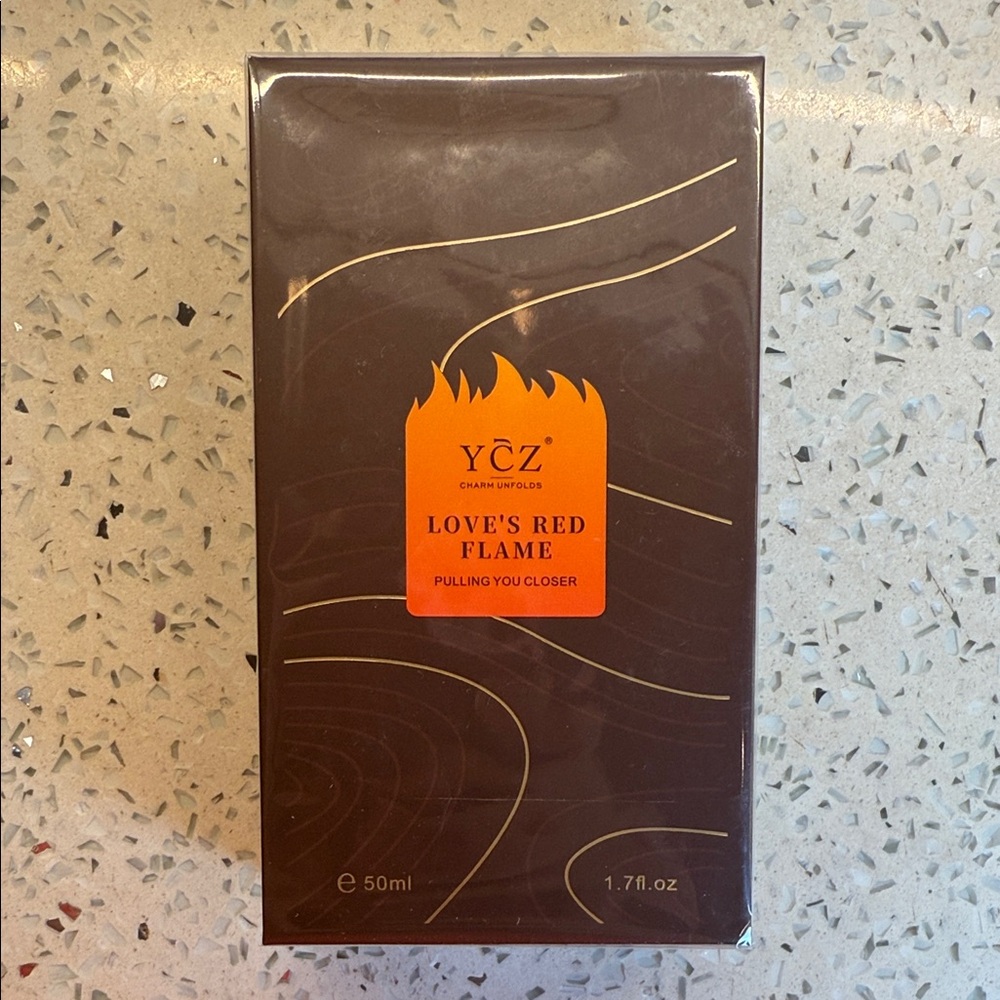 Love's Red Flame Perfume - Brown and Orange